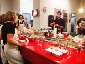 Chef Wilson Johnson teaches cooking in French at Cook & Go